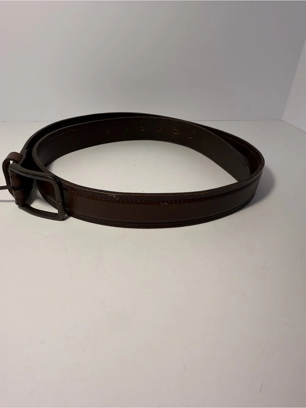 Goodfellow & Co Dark Brown Leather Dress Belt L